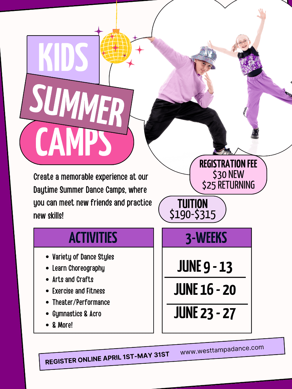 Summer Camp 2025 Page 1